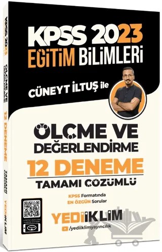 Yediiklim Yayınları 2023 KPSS Eğitim Bilimleri Atölye Serisi Öğretim Yöntem ve Teknikleri Tamamı Video Çözümlü Soru Bankası – Özcan Şahin – Yediiklim Yayınları kitap kapağı