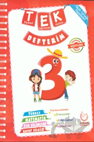 3. Sınıf Tek Defterim Yaprak Test Hediyeli – Kolektif – Palme Yayınları kitap kapağı