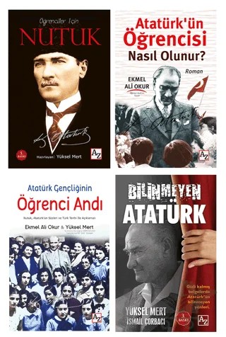 Öğrenciler İçin Atatürk Seti - 4 Kitap – Kollektif – Az Kitap kitap kapağı