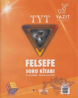 TYT Felsefe Venn Serisi Soru Kitabı – Ayla Onmuş, Rıdvan Koçyiğit – Yazıt Yayıncılık kitap kapağı
