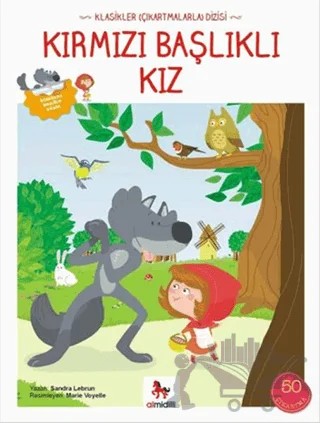 Kırmızı Başlıklı Kız (Çıkartmalarla) – Sandra Lebrun – Almidilli kitap kapağı