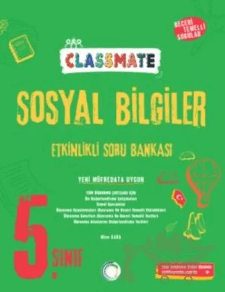5. Sınıf Classmate Sosyal Bilgiler Etkinlikli Soru Bankası – Kolektif – Okyanus Yayınları kitap kapağı