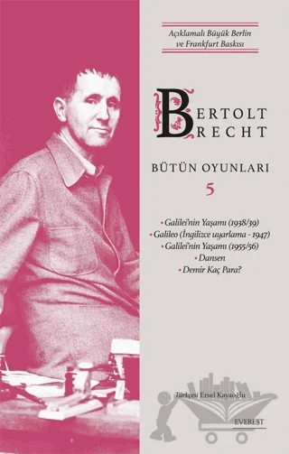 Bertolt Brecht Bütün Oyunları 5 – Bertolt Brecht – Everest Yayınları kitap kapağı