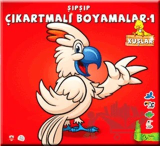 Şıpşıp Çıkartmalı Boyamalar 1 - Kuşlar – Yağmur Bülbül – Kuzey Yayınları kitap kapağı