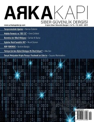 Arka Kapı Siber Güvenlik Dergisi Sayı 10 – Arka Kapı Dergisi kitap kapağı