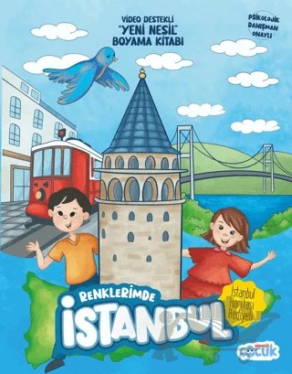Renklerimde İstanbul – Kolektif – Simenit Çocuk kitap kapağı