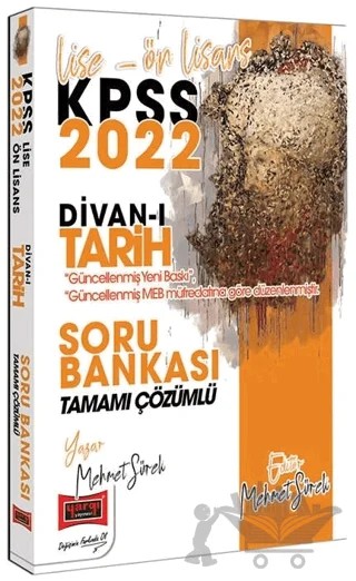 KPSS Lise Ön Lisans Divanı Tarih Tamamı Çözümlü Soru Bankası – Mehmet Sürek – Yargı Yayınevi kitap kapağı