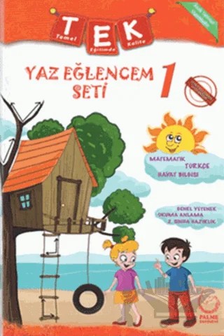 1. Sınıf Tek Yaz Eğlencem Seti – Kolektif – Palme Yayınları kitap kapağı