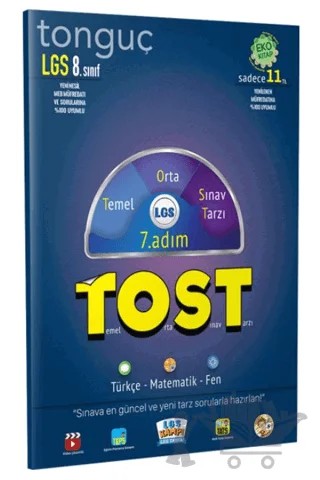 8. Sınıf LGS Tost 7. Adım – Kolektif – Tonguç Akademi kitap kapağı