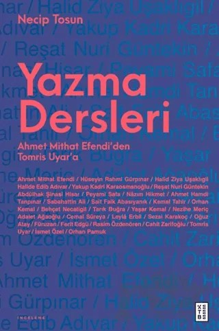 Yazma Dersleri – Necip Tosun – Ketebe Yayınları kitap kapağı