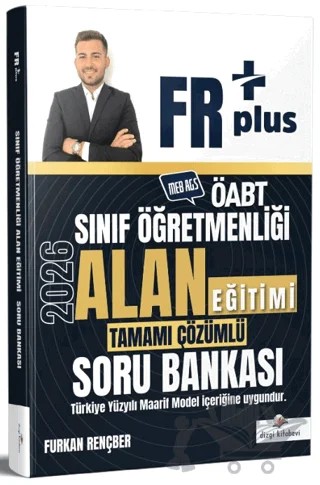 2026 MEB AGS ÖABT Sınıf Öğretmenliği Alan Eğitimi Tamamı Çözümlü Soru Bankası – Furkan Rençber – Dizgi Kitap kitap kapağı