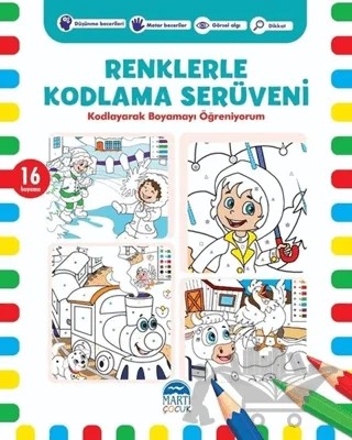 Renklerle Kodlama Serüveni 2 – Kerem Altındağ – Martı Çocuk Yayınları kitap kapağı