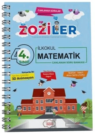 4. Sınıf Matematik Artırılmış Gerçeklik Etkileşimli Canlanan Soru Bankası – Kolektif – Zoziler kitap kapağı