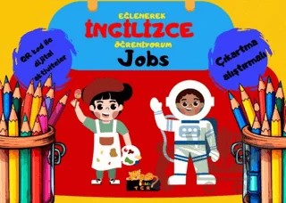 Eğlenerek İngilizce Öğreniyorum - Jobs – Ece İrem Gündoğan – TGR Yayıncılık kitap kapağı