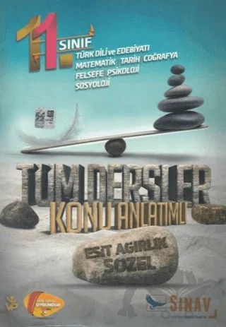 11. Sınıf Tüm Dersler Konu Anlatımlı Eşit Ağırlık Sözel – Kolektif – Sınav Yayınları kitap kapağı
