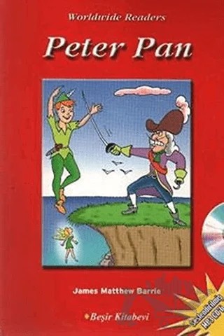 Peter Pan + CD – James Matthew Barrie – Beşir Kitabevi kitap kapağı