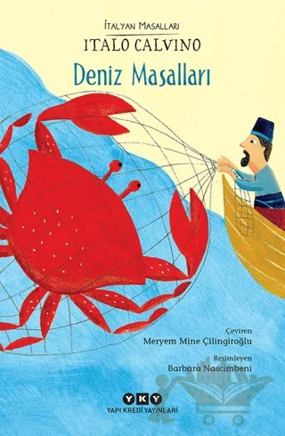 İtalyan Masalları - Deniz Masalları – Italo Calvino – Yapı Kredi Yayınları kitap kapağı
