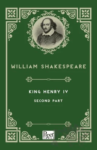 King Henry IV - Second Part – William Shakespeare – Paper Books kitap kapağı