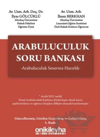 Arabuluculuk Soru Bankası – İhsan Berkhan, İlyas Gölcüklü – On İki Levha Yayınları kitap kapağı