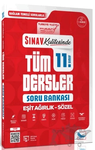 11. Sınıf Eşit Ağırlık Sözel Tüm Dersler Soru Bankası – Kolektif – Sınav Yayınları kitap kapağı
