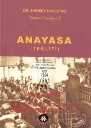 Anayasa (Teklifi) – Hikmet Kıvılcımlı – Sosyal İnsan Yayınları kitap kapağı