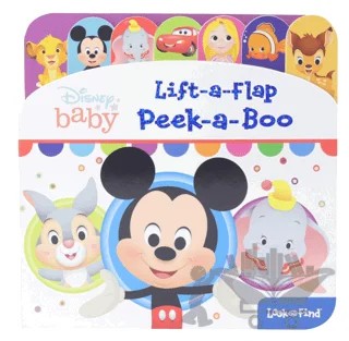 Disney Baby: Lift A Flap Peek A Boo – Kathy Broderick – Pi Kids kitap kapağı