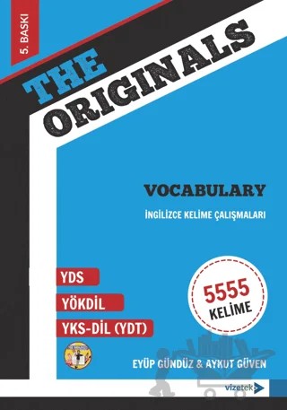 The Originals Vocabulary – Eyüp Gündüz, Aykut Güven – Vizetek Yayıncılık kitap kapağı