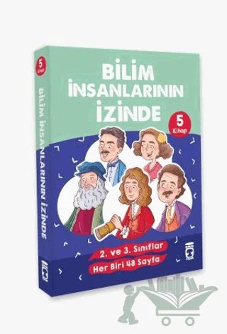 Bilim İnsanlarının İzinde Set (5 Kitap) – Mustafa Orakçı – Timaş Çocuk kitap kapağı