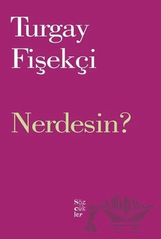 Nerdesin? – Turgay Fişekçi – Sözcükler Yayınları kitap kapağı