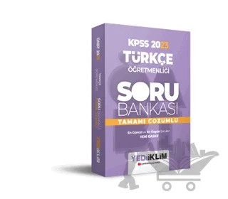 2023 ÖABT Türkçe Öğretmenliği Tamamı Çözümlü Soru Bankası – Kolektif – Yediiklim Yayınları kitap kapağı