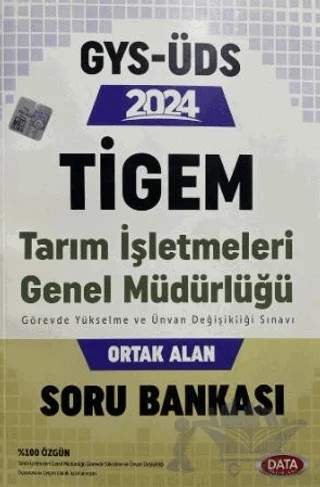 Tarım İşletmeleri Genel Müdürlüğü TİGEM GYS Ortak Alan Soru Bankası - Karekod Çözümlü – Kolektif – Data Yayınları kitap kapağı