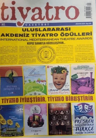 Tiyatro Gazetesi Sayı: 170 Ağustos 2025 – Tiyatro Gazetesi kitap kapağı