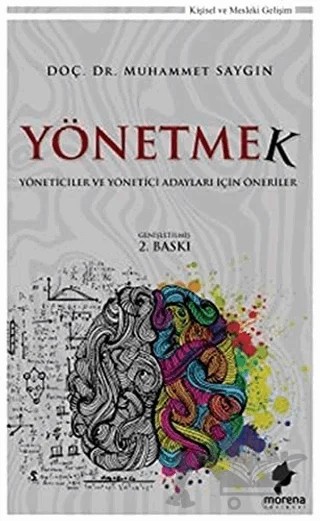 Yönetmek – Muhammet Saygın – Morena Yayınevi kitap kapağı