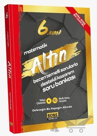 6. Sınıf Matematik Altın Soru Bankası – Kolektif – Bons Yayınları kitap kapağı