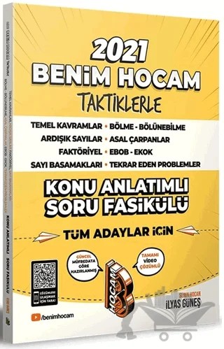 Tüm Adaylar Taktiklerle Matematik Konu Anlatımlı Soru Fasikülü – İlyas Güneş – Benim Hocam Yayınları kitap kapağı