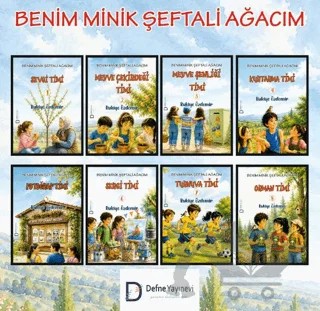 Benim Minik Şeftali Ağacım (8 Kitap) – Rukiye Özdemir – Defne Yayınevi kitap kapağı