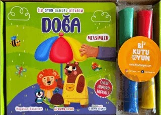 İlk Oyun Hamuru Kitabım - Doğa – Nagehan Pehlivan – Bi Kutu Oyun kitap kapağı