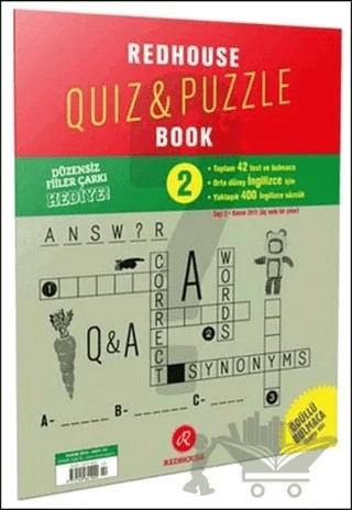 Redhouse Quiz & Puzzle Book Sayı: 2 Kasım 2015 – Redhouse Kidz Yayınları kitap kapağı