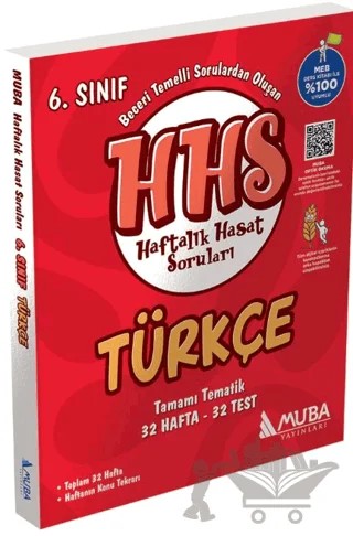 6. Sınıf Türkçe Haftalık Hasat Soruları (HHS) – Kolektif – Muba Yayınları kitap kapağı