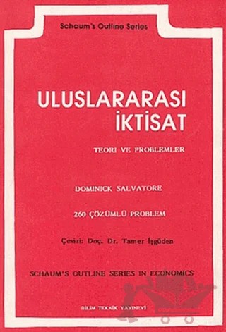 Uluslararası İktisat Teori ve Problemler – Dominick Salvatore – Bilim Teknik Yayınevi kitap kapağı