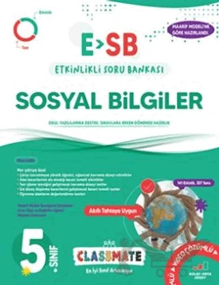 5. Sınıf Classmate (ESB) Sosyal Bilgiler Etkinlikli Soru Bankası – Mine Kara – Okyanus Yayınları kitap kapağı