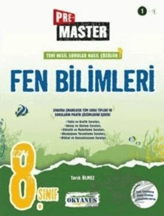 8. Sınıf Fen Bilimleri Pre-Master Soru Bankası – Kolektif – Okyanus Yayınları kitap kapağı