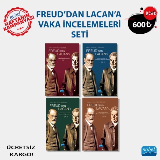 FREUD'DAN LACAN' VAKA İNCELEMELERİ SETİ – Ayca Korkmaz, Derya Özbek Şimşek, Eylül Ceren Demir Hekimoğlu, Fatma Girgin Kardeş, Gizem Minçe, Işıl Necef, Münevver Zuhal Bilik, Selin Uçar Özsoy, Sezin Aydoğ, Sinem Baltacı, Tülin Gençöz, Yağmur Saklı Demirbaş Burcu Pınar Bulut, Demet Can, Ece Özcan, İrem – Haftanın Kampanyası kitap kapağı