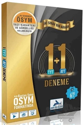 2022 TYT AYT Denemesi Video Çözümlü PRF – Kolektif – Paraf Yayınları kitap kapağı