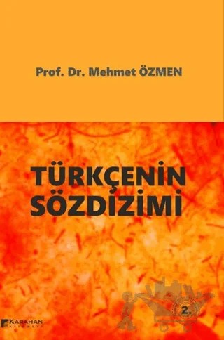 Türkçenin Sözdizimi – Mehmet Özmen – Karahan Kitabevi kitap kapağı