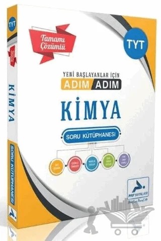 TYT Adım Adım Kimya Tamamı Çözümlü Soru Kütüphanesi – Kolektif – Paraf Yayınları kitap kapağı