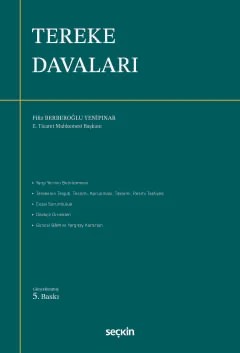 Tereke Davaları – Filiz Berberoğlu Yenipınar – Seçkin Yayıncılık kitap kapağı