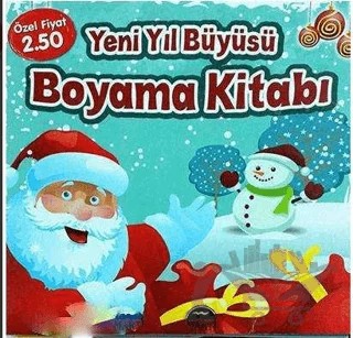 Yeni Yıl Büyüsü Boyama Kitabı – Kolektif – Martı Yayınları kitap kapağı