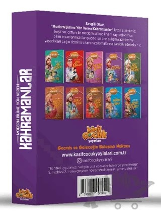 Modern Bilime Yön Veren Kahramanlar 10 Kitap Set – Kolektif – Kaşif Çocuk Yayınları kitap kapağı