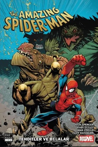 Amazing Spider-Man Vol. 5 Cilt 8 - Tehditler ve Belalar – Nick Spencer – Marmara Çizgi kitap kapağı